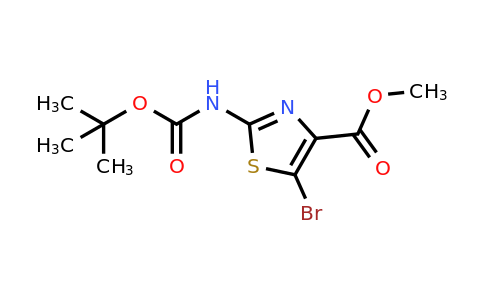 914349-71-6 | Methyl 5-bromo-2-((tert-butoxycarbonyl)amino)thiazole-4-carboxylate