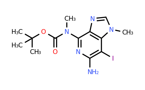 914942-88-4 | tert-Butyl (6-amino-7-iodo-1-methyl-1H-imidazo[4,5-c]pyridin-4-yl)(methyl)carbamate