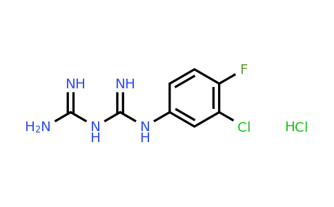 N-(3-chloro-4-fluorophenyl)-Imidodicarbonimidic diamide,hydrochloride (1:1)