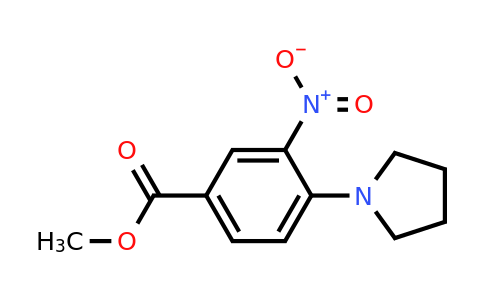 91567-80-5 | Methyl 3-nitro-4-(pyrrolidin-1-yl)benzoate