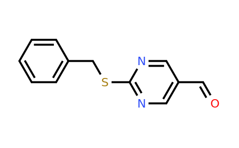 915920-15-9 | 2-(Benzylthio)pyrimidine-5-carbaldehyde