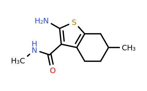 915920-53-5 | 2-Amino-N,6-dimethyl-4,5,6,7-tetrahydrobenzo[b]thiophene-3-carboxamide