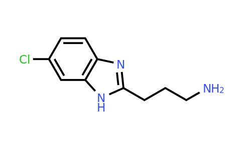 3-(6-Chloro-1h-benzo[d]imidazol-2-yl)propan-1-amine