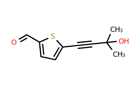 915921-21-0 | 5-(3-Hydroxy-3-methylbut-1-yn-1-yl)thiophene-2-carbaldehyde