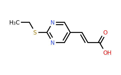 915921-69-6 | (E)-3-(2-(ethylthio)pyrimidin-5-yl)acrylic acid