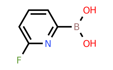 916176-61-9 | 6-Fluoropyridine-2-boronicacid