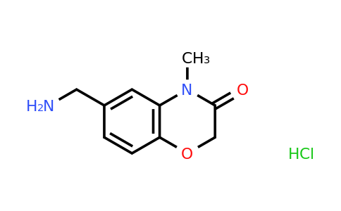 916211-08-0 | 6-(Aminomethyl)-4-methyl-2H-benzo[b][1,4]oxazin-3(4H)-one hydrochloride