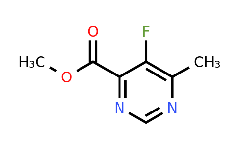 916213-46-2 | Methyl5-fluoro-6-methyl-pyrimidine-4-carboxylate