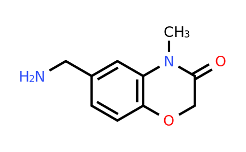 916303-91-8 | 6-(Aminomethyl)-4-methyl-2H-benzo[b][1,4]oxazin-3(4H)-one