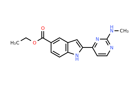 916486-06-1 | Ethyl 2-(2-(methylamino)pyrimidin-4-yl)-1H-indole-5-carboxylate