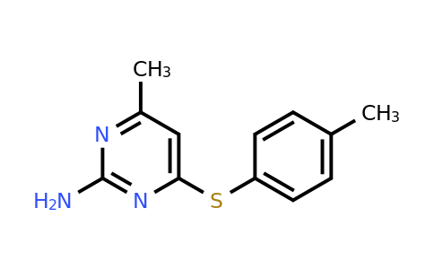 91719-60-7 | 4-Methyl-6-(p-tolylthio)pyrimidin-2-amine