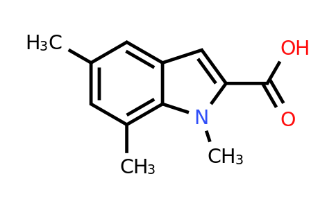 1,5,7-Trimethyl-1H-indole-2-carboxylic acid