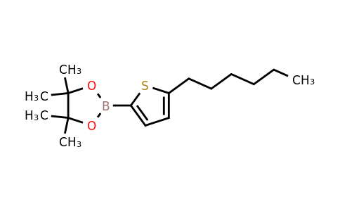 917985-54-7 | 2-(5-Hexylthiophen-2-yl)-4,4,5,5-tetramethyl-1,3,2-dioxaborolane