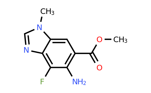 918321-20-7 | Methyl 5-amino-4-fluoro-1-methyl-1H-benzo[d]imidazole-6-carboxylate