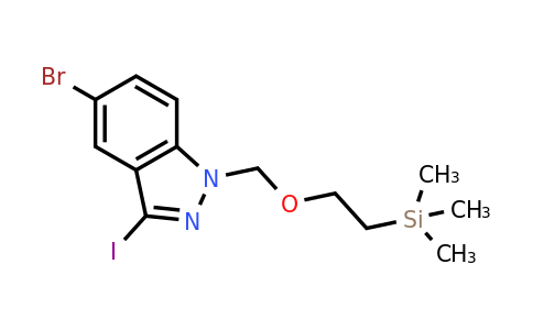 918440-14-9 | 5-Bromo-3-iodo-1-((2-(trimethylsilyl)ethoxy)methyl)-1H-indazole