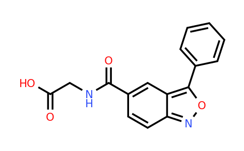 (3-Phenylbenzo[c]isoxazole-5-carbonyl)glycine
