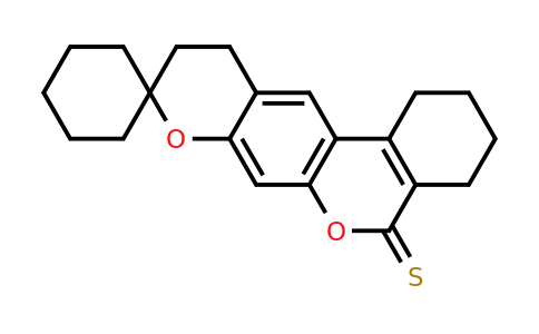 919748-91-7 | 1,2,3,4,10,11-Hexahydro-5h-spiro[benzo[c]pyrano[3,2-g]chromene-9,1'-cyclohexane]-5-thione