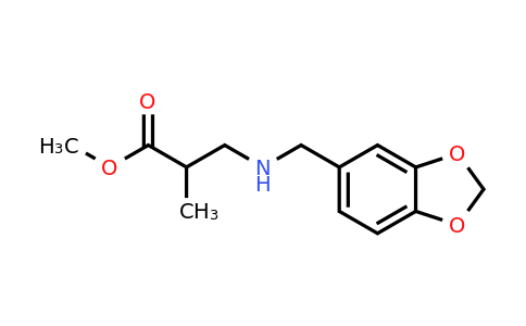 92042-01-8 | Methyl 3-{[(2h-1,3-benzodioxol-5-yl)methyl]amino}-2-methylpropanoate