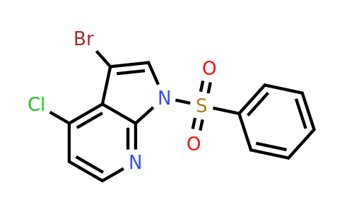 920966-51-4 | 3-Bromo-4-chloro-1-(phenylsulfonyl)-1H-pyrrolo[2,3-b]pyridine