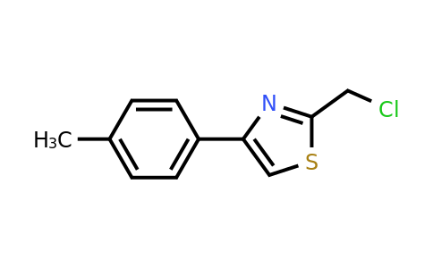 921102-01-4 | 2-(Chloromethyl)-4-(4-methylphenyl)-1,3-thiazole