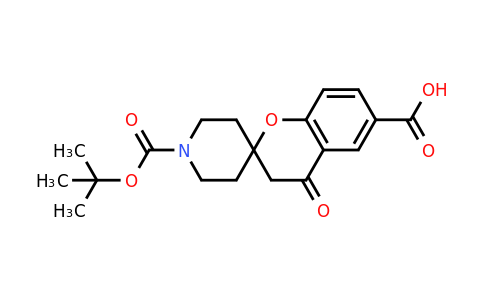921760-85-2 | 1'-(tert-Butoxycarbonyl)-4-oxospiro[chromane-2,4'-piperidine]-6-carboxylicacid