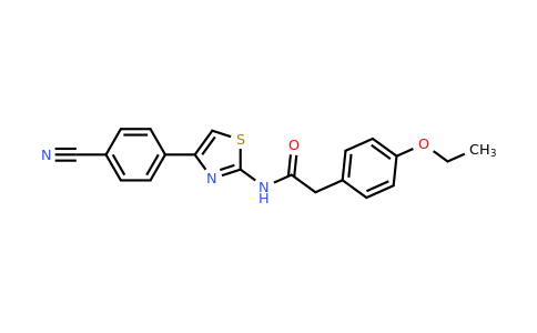 922480-60-2 | n-[4-(4-cyanophenyl)-1,3-thiazol-2-yl]-2-(4-ethoxyphenyl)acetamide