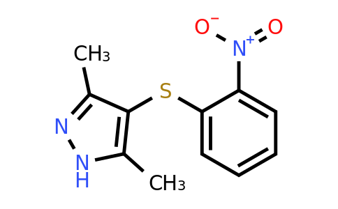 3,5-Dimethyl-4-[(2-nitrophenyl)thio]-1H-pyrazole
