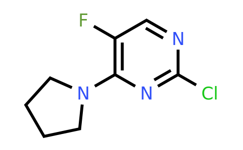 923119-59-9 | 2-Chloro-5-fluoro-4-(pyrrolidin-1-yl)pyrimidine