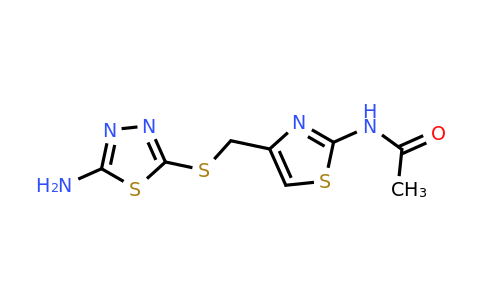 923127-74-6 | n-(4-(((5-Amino-1,3,4-thiadiazol-2-yl)thio)methyl)thiazol-2-yl)acetamide