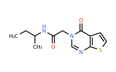 923136-61-2 | n-(Sec-butyl)-2-(4-oxothieno[2,3-d]pyrimidin-3(4h)-yl)acetamide