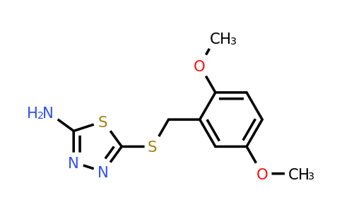 923138-24-3 | 5-((2,5-Dimethoxybenzyl)thio)-1,3,4-thiadiazol-2-amine