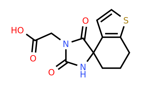 923148-42-9 | 2-(2',5'-Dioxo-6,7-dihydro-5h-spiro[benzo[b]thiophene-4,4'-imidazolidin]-1'-yl)acetic acid