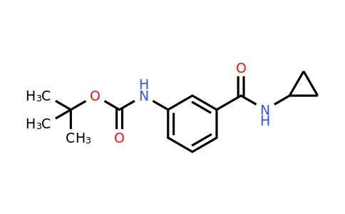 923154-01-2 | Tert-butyl (3-(cyclopropylcarbamoyl)phenyl)carbamate