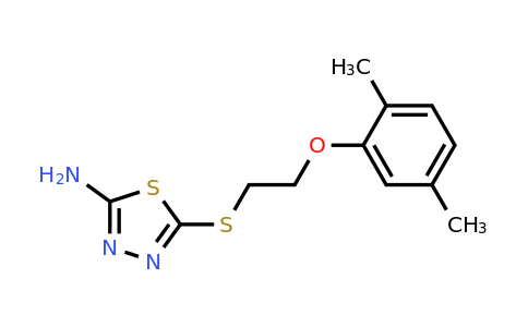 923156-04-1 | 5-((2-(2,5-Dimethylphenoxy)ethyl)thio)-1,3,4-thiadiazol-2-amine