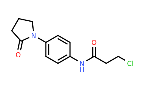 923207-68-5 | 3-Chloro-n-[4-(2-oxopyrrolidin-1-yl)phenyl]propanamide