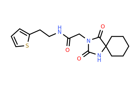 923241-45-6 | 2-(2,4-Dioxo-1,3-diazaspiro[4.5]decan-3-yl)-N-(2-(thiophen-2-yl)ethyl)acetamide