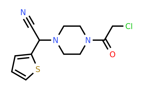 923242-15-3 | 2-[4-(2-chloroacetyl)piperazin-1-yl]-2-(thiophen-2-yl)acetonitrile