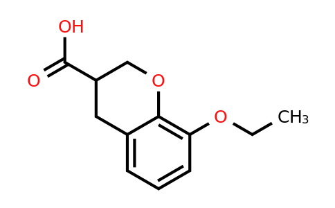 923243-36-1 | 8-Ethoxy-3,4-dihydro-2h-1-benzopyran-3-carboxylic acid