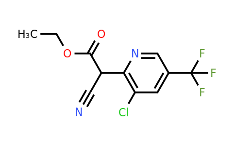 923251-81-4 | Ethyl 2-[3-chloro-5-(trifluoromethyl)pyridin-2-yl]-2-cyanoacetate