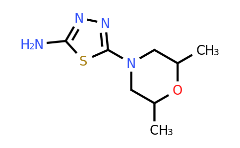 923682-98-8 | 5-(2,6-Dimethylmorpholino)-1,3,4-thiadiazol-2-amine
