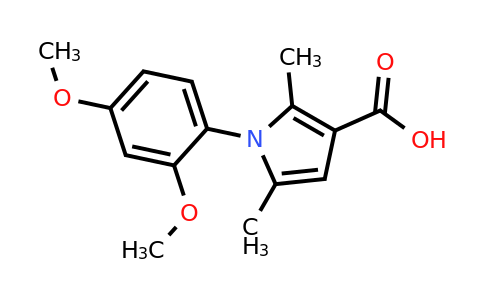 1-(2,4-Dimethoxyphenyl)-2,5-dimethyl-1h-pyrrole-3-carboxylic acid