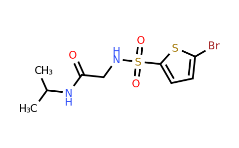 923719-31-7 | 2-((5-Bromothiophene)-2-sulfonamido)-N-isopropylacetamide