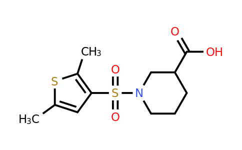 923744-29-0 | 1-((2,5-Dimethylthiophen-3-yl)sulfonyl)piperidine-3-carboxylic acid