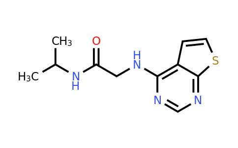923748-93-0 | n-Isopropyl-2-(thieno[2,3-d]pyrimidin-4-ylamino)acetamide