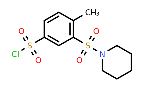 923807-79-8 | 4-Methyl-3-(piperidine-1-sulfonyl)benzene-1-sulfonyl chloride