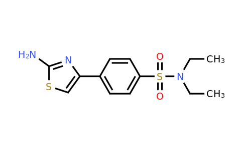924043-38-9 | 4-(2-Amino-1,3-thiazol-4-yl)-n,n-diethylbenzene-1-sulfonamide