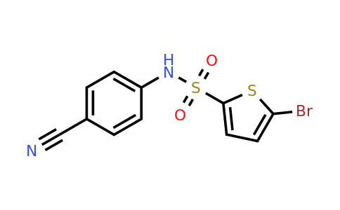 924049-62-7 | 5-Bromo-n-(4-cyanophenyl)thiophene-2-sulfonamide