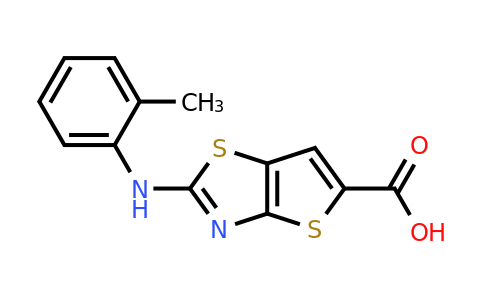 924218-09-7 | 2-[(2-methylphenyl)amino]thieno[2,3-d][1,3]thiazole-5-carboxylic acid