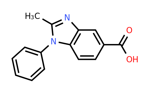 92437-43-9 | 2-Methyl-1-phenyl-1H-benzoimidazole-5-carboxylic acid