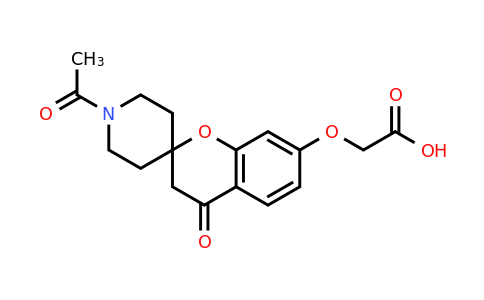 924740-45-4 | 2-{1'-acetyl-4-oxo-3,4-dihydrospiro[1-benzopyran-2,4'-piperidine]-7-yloxy}acetic acid